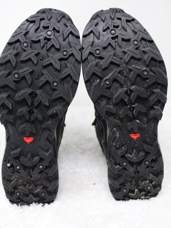 Salomon X Ultra Mid 2 Spikes GTX Boots Mens 9 Black Magnet Hiking Outdoor Shoes main image 8